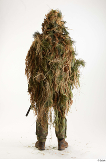 Brandon Davis in Ghillie Suit Standing standing whole body 0004.jpg